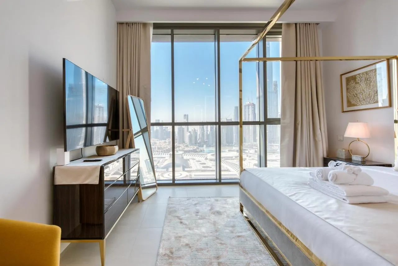 Spectacular Burj Khalifa And Fountain Views On 32Nd Floor Lejlighed Dubai