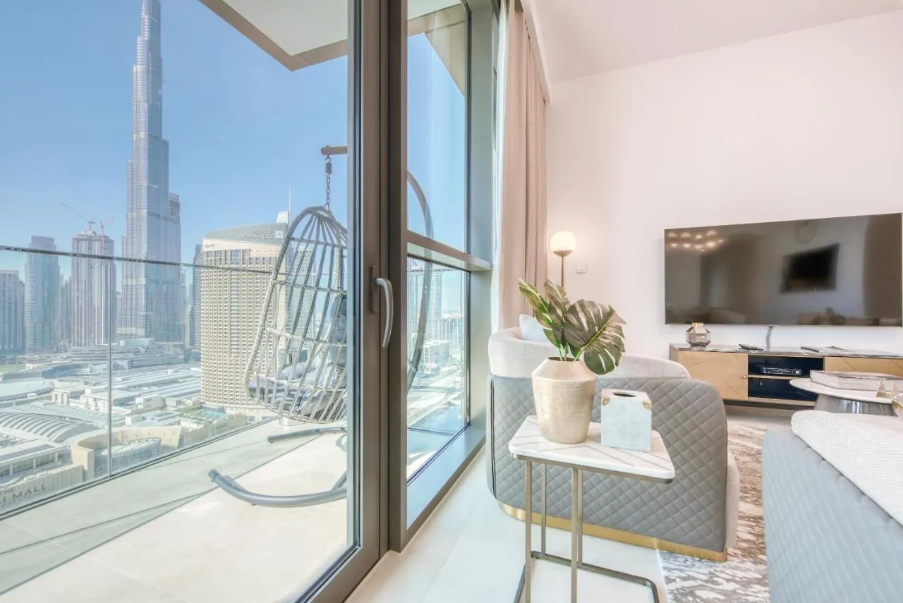Spectacular Burj Khalifa And Fountain Views On 32Nd Floor Lejlighed Dubai